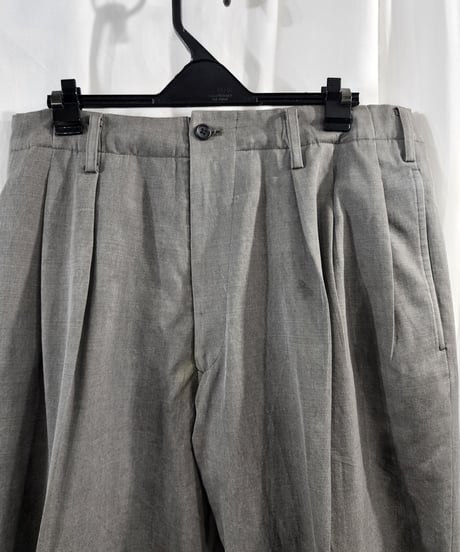 難あり 1995ss yohji yamamoto pour homme グレー スナップ釦 セットアップスーツ　(HB-J27-124)