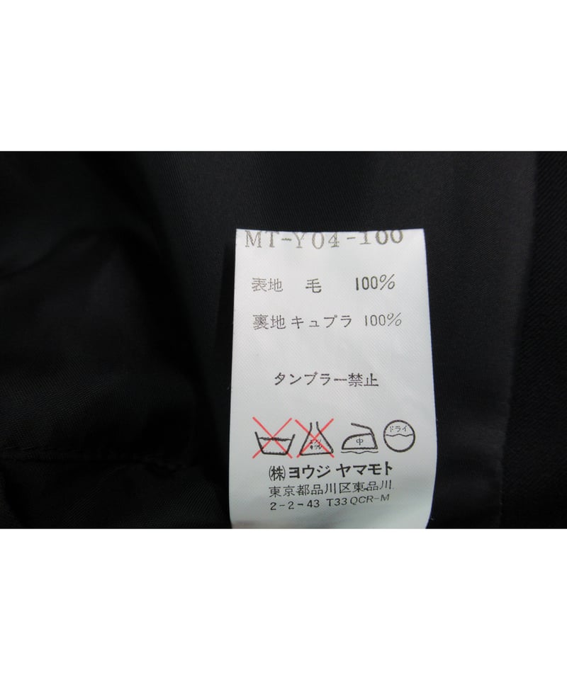 Y's for men yohji yamamoto シンプルショートブルゾン MT-Y04- Y's for men yohji yamamoto シンプルショートブルゾン MT-Y04-