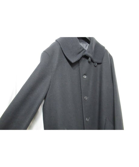 90’s Y’s for men yohji yamamoto pour homme vintage 襟リブニット切替えデザイン ロングコート （MG-C04-119）