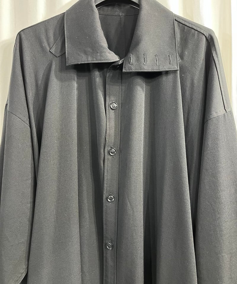 yohji yamamoto pour homme17ssレーヨンギャバブラウス yohji yamamoto pour homme17ssレーヨンギャバブラウス