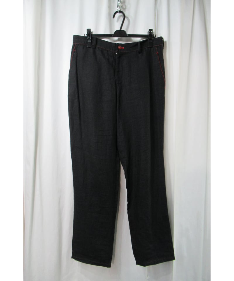 05ss yohji yamamoto pour homme 赤ボタン ステッチデザイン 05ss yohji yamamoto pour homme 赤ボタン ステッチデザイン