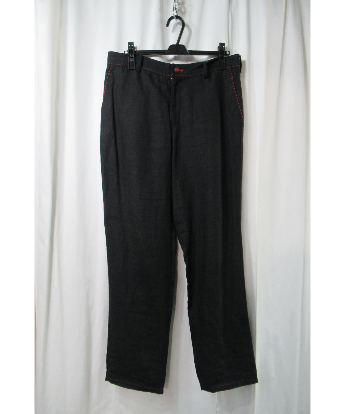 05ss yohji yamamoto pour homme 赤ボタン ステッチデザイン 05ss yohji yamamoto pour homme 赤ボタン ステッチデザイン