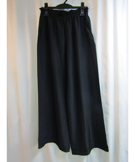 Y's yohji yamamoto ゴムシャーリングワイドパンツ YZ-P01-268