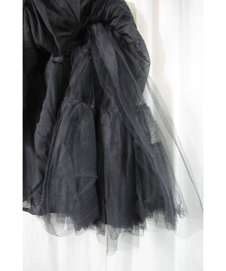 レア AD1988 COMME des GARCONS NOIR 変形チュールフレアスカート AO-15001S