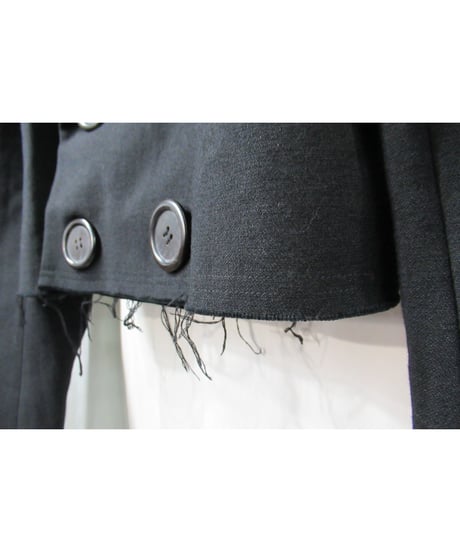 19aw yohji yamamoto femme ダブル デザインショートジャケット（FC-J06-105）
