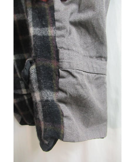 AD1994 COMME des GARCONS HOMME PLUS 縮絨 タータンチェックベスト PV-040020
