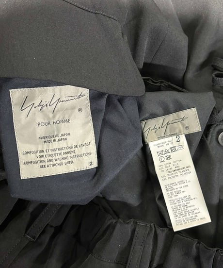 2020AW yohji yamamoto pour homme アシンメトリーロングジャケットセットアップ（H-ST-132xxx）