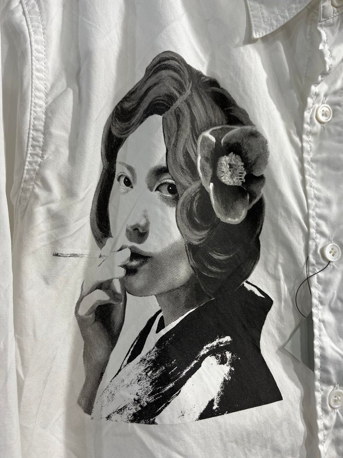 貴重 ヨウジヤマモト 内田すずめコラボ シャツ yohji yamamoto 内田すずめコラボシャツ