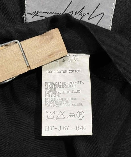 2007SS yohji yamamoto pour homme コットンジャケット（HT-J67-046）