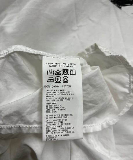 2021SS yohji yamamoto pour homme 内田すずめコラボシャツ（HD-B65-502）
