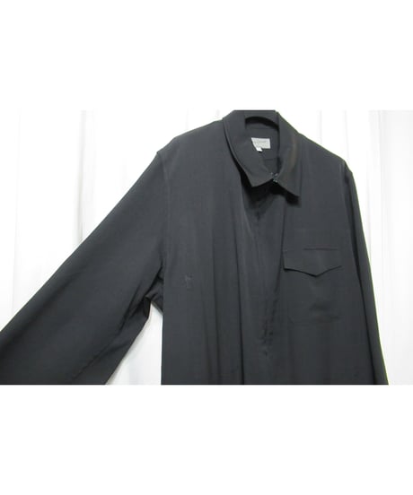 13aw yohji yamamoto pour homme ダブルファスナーデザイン ロングワンピース（HQ-D05-100）
