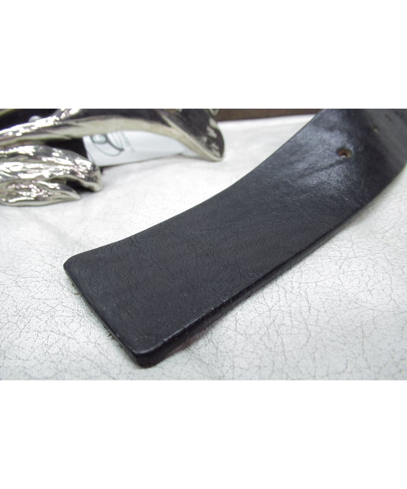 02aw yohji yamamoto pour homme バックルデザインベルト | LA 02aw yohji yamamoto pour homme バックルデザインベルト | LA