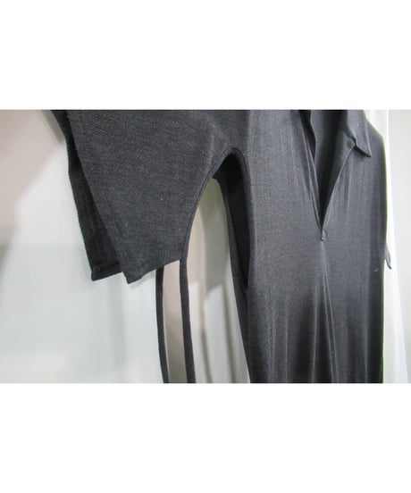 05ss yohji yamamoto +noir 袖デザインロングワンピース NY-T14-039