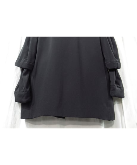 03aw yohji yamamoto femme ボタンレス レイヤードデザインジャケット（FU-J41-426）