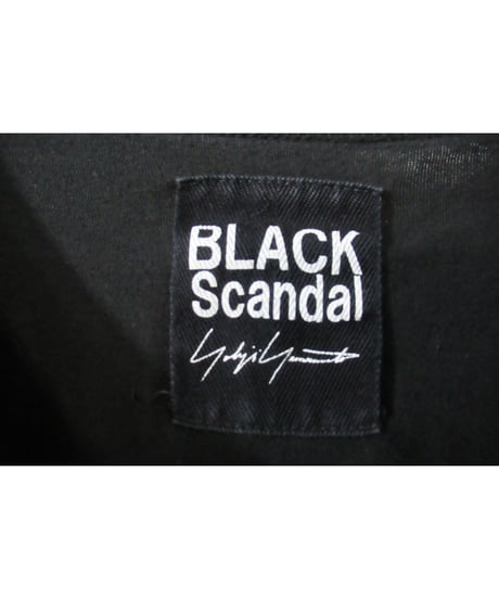 18aw BLACK Scandal yohji yamamoto +noir  バックプリントデザインカットソー NV-T07-081