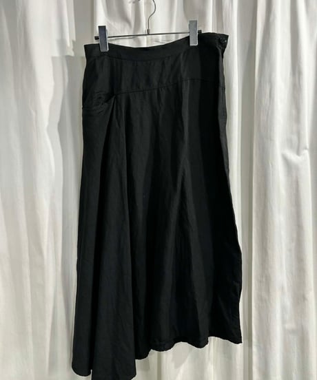 Y's yohji yamamoto アシメトリーデザインロングスカート（YB-S11-200）