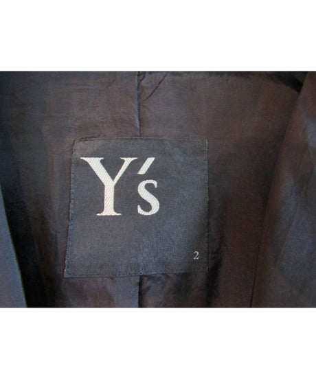 Y's yohji yamamoto ラペル切替シンプルジャケット YO-J01-800