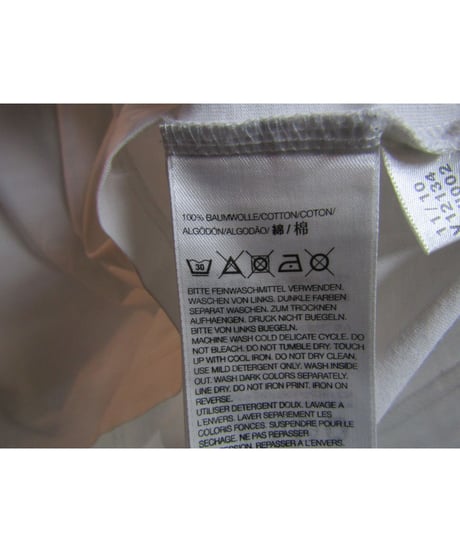 Y-3 yohji yamamoto 白 [The y-3's]プリントTシャツ 3T-3
