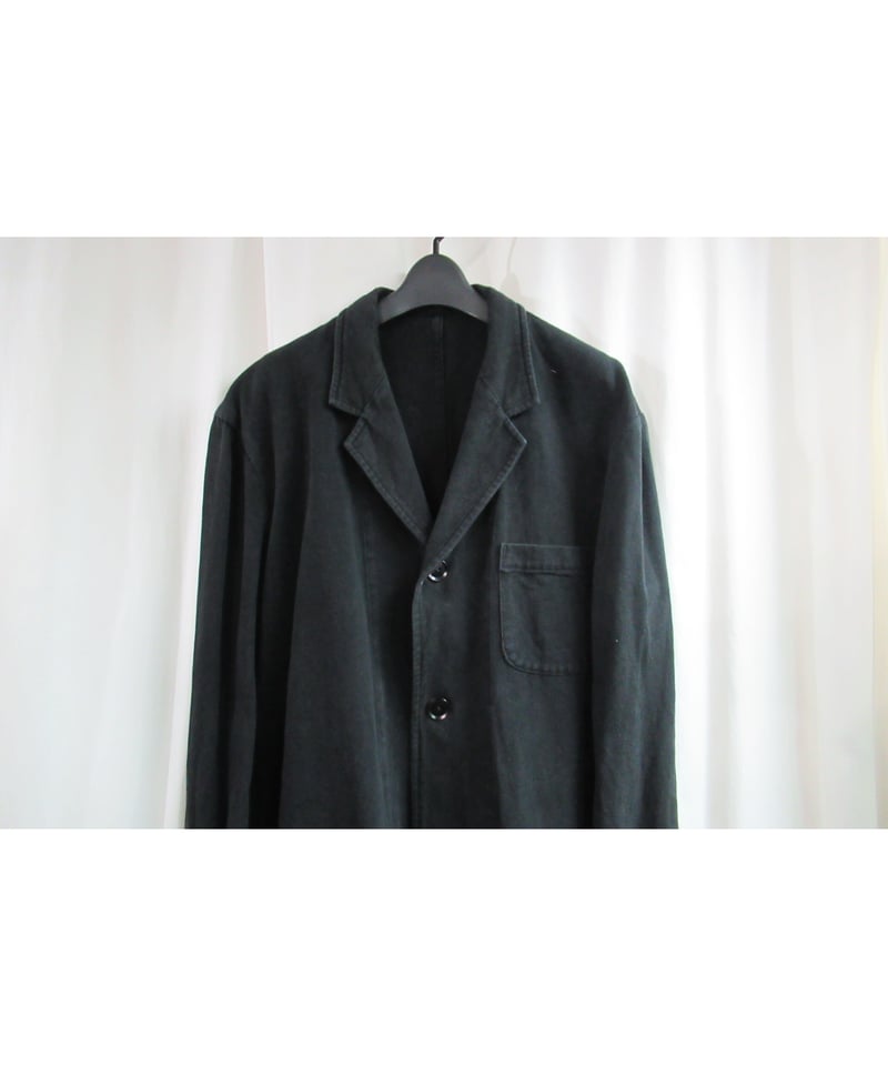 01ss yohji yamamoto pour homme 黒 ミリタリー シンプルブルゾン