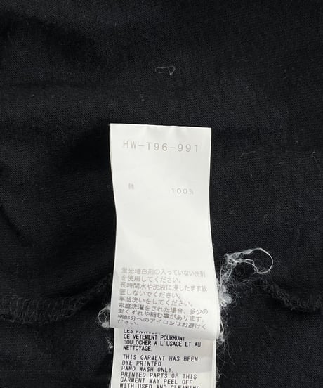 2018SS yohji yamamoto PRODUCE ジップパーカー（HW-T96-991）