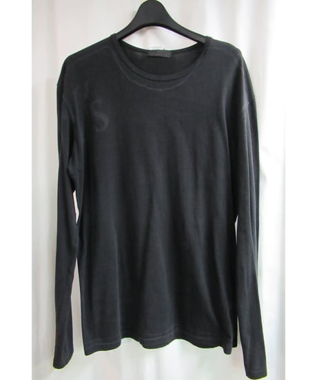 Y's for men yohji yamamoto 黒 ロゴプリントカットソー MX-T96-951
