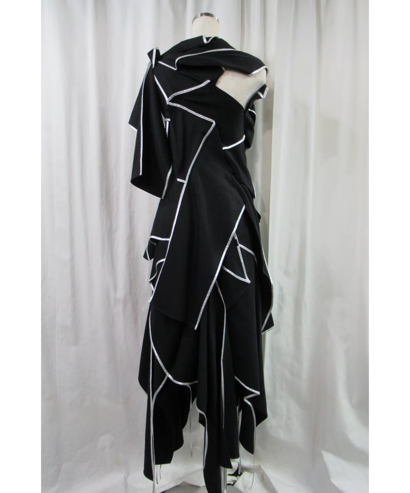 21aw yohji yamamoto femme デザインドレス（FX-D18-007） |