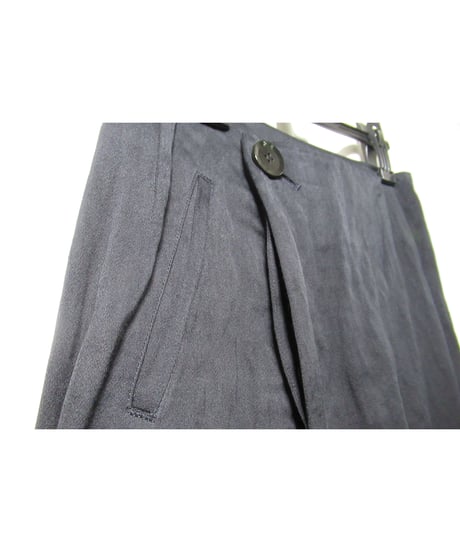 新品未使用 Y's yohji yamamoto ボタンデザイン巻きタイトスカート YX-S05-200
