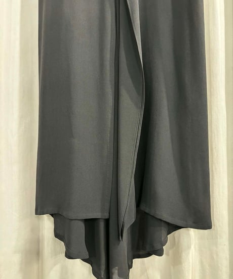 yohji yamamoto ＋NOIR シルク ロングスカート（NM-S02-404）