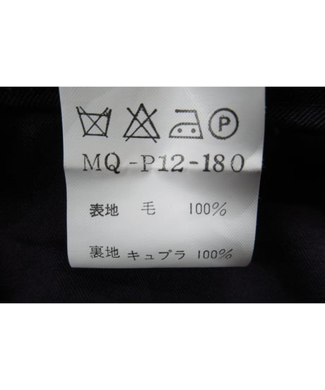 Y’s for men yohji yamamoto 脇テープデザイン ワイドテーパードパンツ（MQ-P12-180）