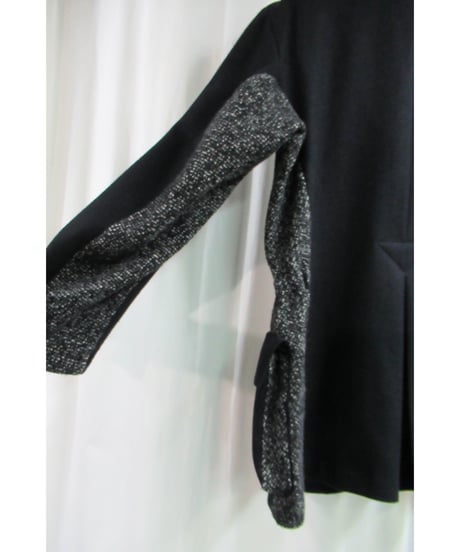 レア 04aw yohji yamamoto pour homme ギャングスター ツイード切替カバンロングジャケット HJ-J44-120