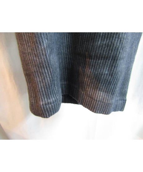 11ss yohji yamamoto pour homme グレー ストライプデザインパンツ HO-P37-302