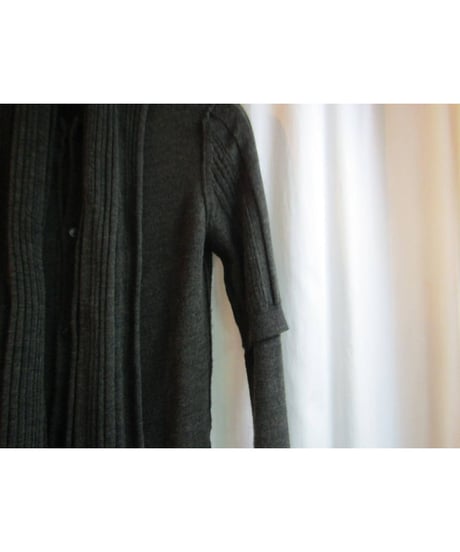 Y's yohji yamamoto ストール付アシメトリーニットカーディガン YX-K30-976