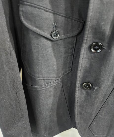 2009aw yohji yamamoto pour homme 黒 ミリタリーデザインジャケット （HZ-Y22-004）