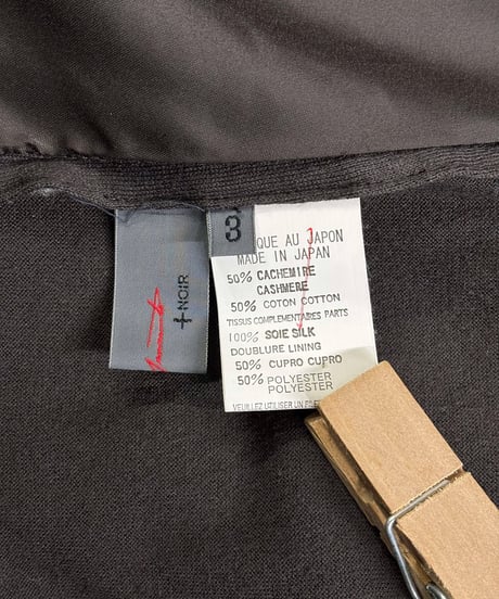 2019SS yohji yamamoto ＋NOIR レイヤードジャケット（NH-J03-805）