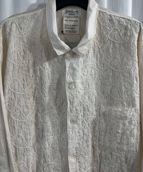 1980's yohji yamamoto pour homme vintage 刺繡ブラウス（H-B-136xxx）
