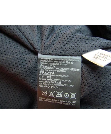 Y-3 yohji yamamoto ファー付ジャージライダースブルゾン 3BZ-1
