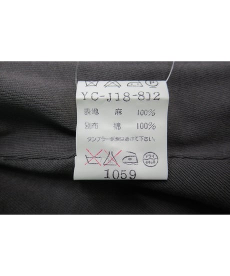 Y's yohji yamamoto スナップ釦素材切替デザインジャケット YC-J18-812