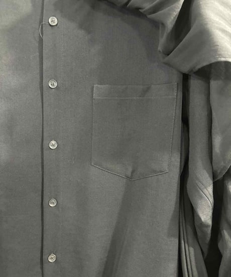 2020AW yohji yamamoto pour homme ギャバ ドレープシャツ（HR-B98-880）