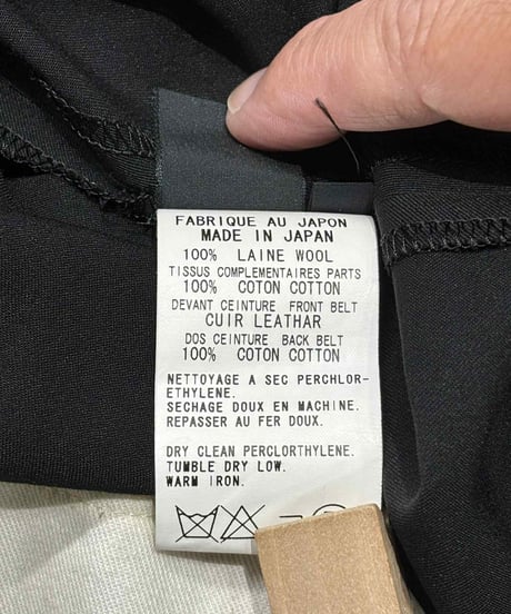 Y’s yohji yamamoto ウール デザインフレアスカート（YE-S17-100）