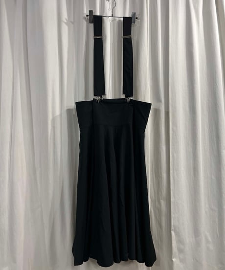 Y's yohji yamamoto サスペンダー付きスカート（YU-S07-100）