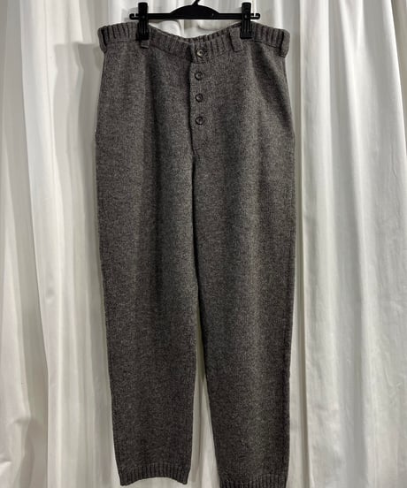 2018AW yohji yamamoto pour homme ニットパンツ（HV-K20-976）