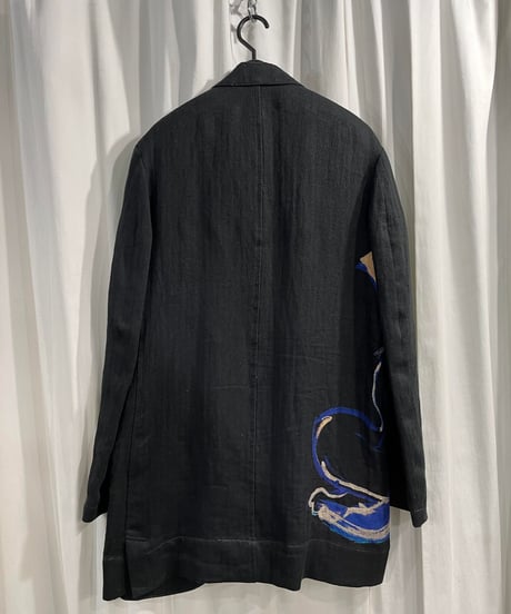 2020SS　yohji　yamamoto　pour　homme　6釦　デザインジャケット（HN-J69-313）