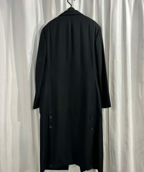 新品 2025SS yohji yamamoto pour homme ボタン ロングジャケット（HP-J49-100）