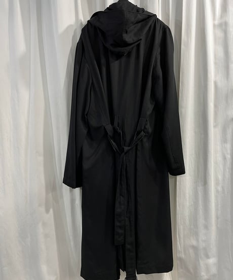 2021SS REGULATION yohji yamamoto MEN フード付きロングコート（HD-C14-240）