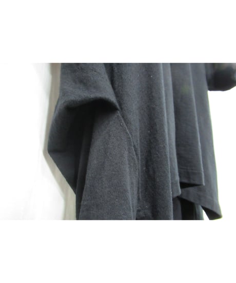 Lazy yohji Yohji Yamamoto +noir バックブリントデザイン ラグランスリーブカットソー（NK-T03-075）