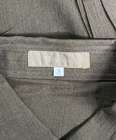 未使用 Y's for men yohji yamamoto 長袖シャツ（MR-B12-206）