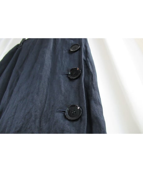 新品未使用 Y's yohji yamamoto ボタンデザイン巻きタイトスカート YX-S05-200