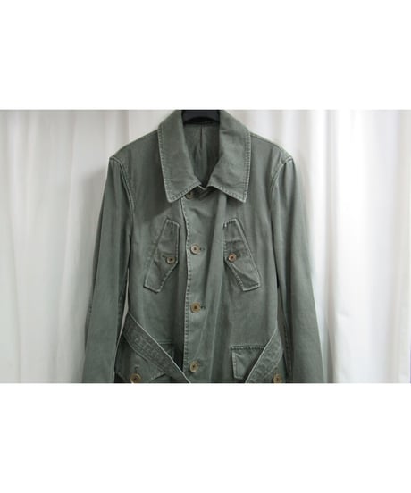 Y's for men yohji yamamoto ミリタリーデザインハーフコート MJ-C07-052