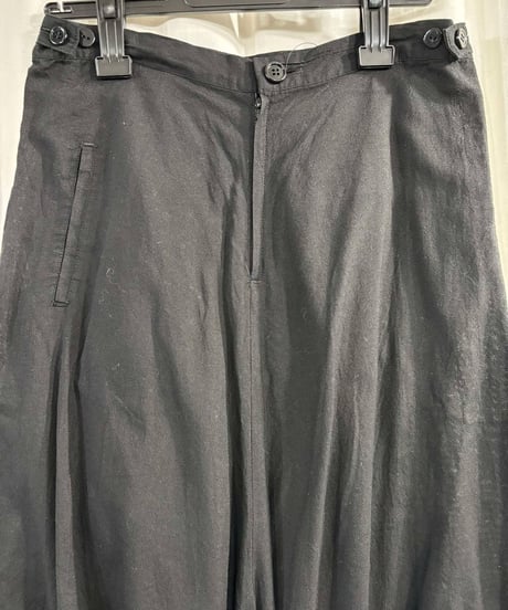 2010SS yohji yamamoto +NOIR コットンスカート（NJ-S09-009）