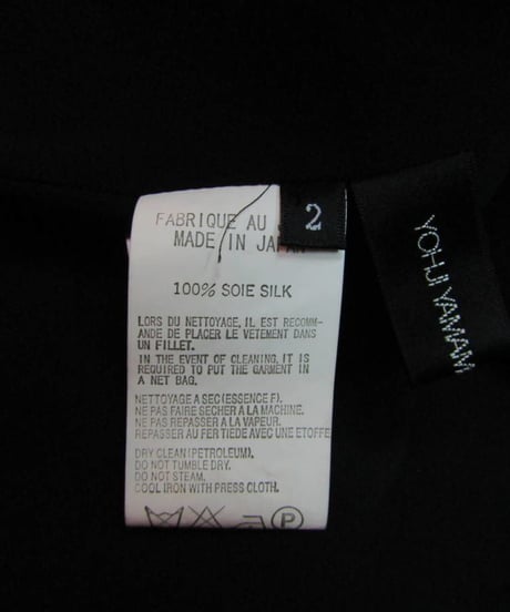 yohji yamamoto +noir アシメトリーデザインワンピース NN-D03-412